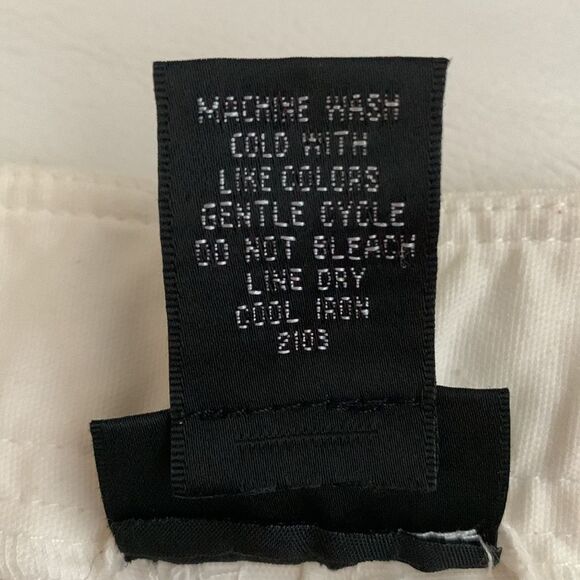 Rafaella Women's White Straight Pants Cotton Blend Stretch Size 8 - Picture 11 of 11